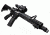 NcSTAR GEN3 SRT 3-9x Rubber Armored P4 Sniper Rifle Scope w/ Green Laser, Black, VSRTP3940GV3