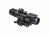 NcSTAR XRS Series 2-7x32 Compact Scope w/ Modular Upper Scope Rings, Black, Blue Ill. Mil-Dot/Waver SECXRSM2732G