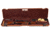 Negrini Deluxe Compact Scoped Bolt Action Rifle Case, Black/Cognac Leather Trim/Brown Interior, 1619LX/5287