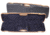 Negrini O/U Deluxe Sporter Shotgun Case, Navy/Tobacco Leather/Navy Interior, 1654LX/5166