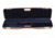 Negrini OU/SxS Deluxe Hunting Shotgun Case, Navy/Tobacco Leather/Navy Interior, 1605LX/5138