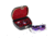 Negrini Shooting Sports Eyewear Case, Black/Bordeaux, 3105LXX/5584
