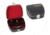 Negrini Shooting Sports Eyewear Case, Black/Bordeaux, 3105LXX/5584