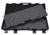 Negrini Tactical Rifle Case, Solid Velvet Covered Foam, 44' max, 36inL x 14inW x 5inD, Black/Black, 1690ISY