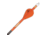 New Archery Products Quikfletch w/ 2in Quikspin Archer's Choice Vanes, 100 Pack, Orange/Orange/Orange, NAP-60-574