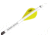 New Archery Products Quikfletch with Blazer Vanes, 100 Pack, White/Yellow/Yellow NAP-60-180