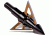 New Archery Products Thunde/Right Handead Nitro Broadhead 100 grain, Black, Pack of 3, 60-036