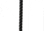 New England Ropes 1/2&quot; X 25' Premium Nylon 3 Strand Dock Line - Black 76619
