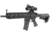 Newcon Optik NC 4x32 Red Dot Sight, 0.33 MOA Red/Green Rangefinding Reticle, Black, NC 4x32