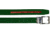 Nexbelt Braided Augusta Golf Belt, Green/White/Yellow, PCD9466