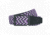 Nexbelt Braided Belt, Black/Purple/Grey, Up to 50 Waist, PCD1961