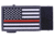Nexbelt Thin Red Line Classic EDC Buckle, Black/Red, 1.38in, BCS6892