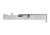 Next Level Armament Pistol Slide RMR Cut, G19, Gen 3, Clear Coat, Silver, NLX665-CC
