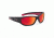 NFL Zone Arizona Cardinals Single Vision Prescription Sunglasses, Matte Black Frame, 655975T01SV