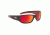 NFL Zone Atlanta Falcons Single Vision Prescription Sunglasses, Matte Black Frame, 655975T02SV