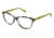 Nicole Miller Arden Single Vision Prescription Eyeglasses - Frame PURPLE TORTOISE, Size 52/15mm NMARDEN01