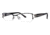 Nicole Miller Astor Bifocal Prescription Eyeglasses - Frame Matte Black/Black Pattern NMASTOR01