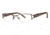 Nicole Miller Astor Bifocal Prescription Eyeglasses - Frame MatteDark Brown/Blonde Tortoise NMASTOR02
