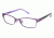 Nicole Miller Aviana Single Vision Prescription Eyeglasses - Frame PURPLE / BLACK, Size 47/16mm NMAVIANA02