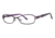 Nicole Miller Barrow Progressive Prescription Eyeglasses - Frame Matte Eggplant/Purple, Size 52/16mm NMBARROW03