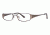 Nicole Miller Bayard Bifocal Prescription Eyeglasses - Frame Matte Chocolate Brown, Size 50/16mm NMBAYARD02