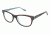 Nicole Miller Bijou Eyeglass Frames - Frame TORTOISE/TEAL, Size 51/16mm NMBIJOU02