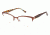 Nicole Miller Bogart Progressive Prescription Eyeglasses - Frame MATTE BROWN, Size 50/17mm NMBOGART02