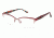 Nicole Miller Bogart Progressive Prescription Eyeglasses - Frame MATTE BURGUNDY, Size 50/17mm NMBOGART03