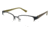Nicole Miller Cozine Single Vision Prescription Eyeglasses - Frame Matte Dark Teal, Size 51/17mm NMCOZINE03