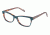 Nicole Miller Ellery Single Vision Prescription Eyeglasses - Frame TEAL/TORTOISE, Size 53/15mm NMELLERY02