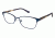 Nicole Miller Evergreen Bifocal Prescription Eyeglasses - Frame Matte Navy, Size 53/16mm NMEVERGREEN03