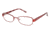 Nicole Miller Fleur Bifocal Prescription Eyeglasses - Frame Red, Size 49/15mm NMFLEUR02