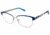Nicole Miller Foster Bifocal Prescription Eyeglasses - Frame Matte Navy, Size 56/15mm NMFOSTER03