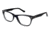 Nicole Miller Front Progressive Prescription Eyeglasses - Frame BLACK, Size 52/17mm NMFRONT01