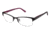 Nicole Miller Jasper Single Vision Prescription Eyeglasses - Frame MATTE BLACK, Size 51/18mm NMJASPER01