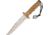 Nieto Cuchillo Apache Fixed Blade Knife, SS Plain Blade, Hardwood handle NIE1042