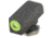 Night Fision Glow Dome Front Night Sight Only for Glock 17/17L/19/22/23/24/25/26/27/28/31/32/33/34/35/37/38/39/20/21/29/30/36/40/41/42/43/43X/48, Yellow Front Glow Dome w/Green Tritium, GLK-000-001-GD-PYGXX