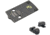 Night Fision Optic Plate + Blacked Out Sights Combo 507K to Springfield Hellcat, Black, SPR-OPBS-507K-HC-ZXZX