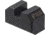 Night Fision Optic Plate + Blacked Out Sights Combo EPS to Glock Full Size MOS, Black, GLK-OPBS-EPS-MOS-ZXZX