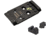 Night Fision Optic Plate + Blacked Out Sights Combo EPS to Glock Full Size MOS, Black, GLK-OPBS-EPS-MOS-ZXZX