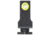 Night Fision Aimpoint ACRO Adapter Plate, Glock Mos + Tritium Ylw Front Sight Combo, Black, GLK-OPBS-ACRO-MOS-YGZX