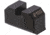 Night Fision Optic Plate + Tritium Ylw Front Sight Combo ACRO to Glock Full Size MOS, Black, GLK-OPBS-ACRO-MOS-YGZX