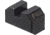 Night Fision Optic Plate + Tritium Ylw Front Sight Combo EPS to Glock Full Size MOS, Black, GLK-OPBS-EPS-MOS-YGZX