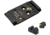 Night Fision Optic Plate + Tritium Ylw Front Sight Combo EPS to Glock Full Size MOS, Black, GLK-OPBS-EPS-MOS-YGZX