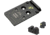 Night Fision Optic Plate + Tritium Ylw Front Sight Combo RMR/507c to Glock Full Size MOS, Black, GLK-OPBS-RMR-MOS-YGZX