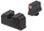 Night Fision Optics Ready Stealth Lower 1/3rd Night Sight Set, Glock 17/19/34 w/ RMR/507c/SRO/ACRO, Orange Front Ring, Blank Rear Sight, GLK-001-330-353-OGZX