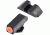 Night Fision Perfect Dot Night Sight Set w/Orange Front, Square Black Rear, w/Green Tritium, Glock 17/17L/19/22-28/31-35/37-39, GLK-001-003-OGZG