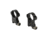 NightForce Standard Duty Rifle Scope Ring Set, Black, 30mm,1.5in,Extra High A419