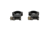 NightForce Standard Duty Rifle Scope Ring Set, Black, 30mm,1.5in,Extra High A419