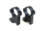 NightForce Standard Duty Rifle Scope Ring Set,Black,30mm,1.5in,Extra High A419